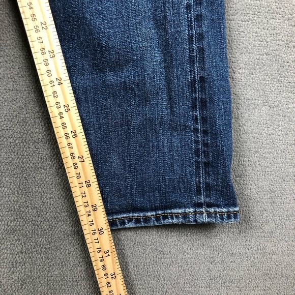 American Eagle Men's Blue Distressed flex slim button closure jeans size 31X32 - Picture 10 of 11